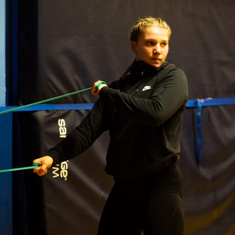 Lise entrainement en salle